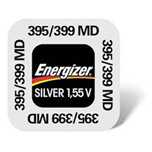 Energizer 395-399 SR927SW SR927W 0% mercurio óxido de plata pila de reloj – Paquete de 10 unidades