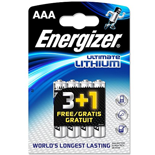 Energizer Ultimate Lithium - Pilas de litio (AAA, L92, 8 unidades)