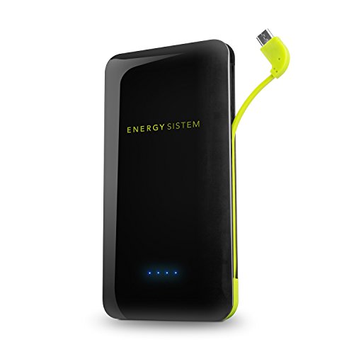 Energy Sistem - Batería externa portátil (5000mAh, para tabletas y Smartphone), color negro