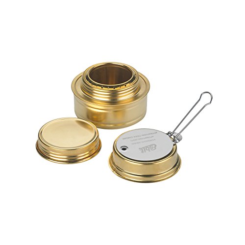 Esbit Spiritus-Brenner Set de Cocina, Unisex, Latón