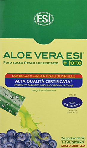 ESI Aloe Vera Zumo +Forte Mirtilo - 24 Unidades