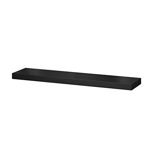 Estante de pared LACK 26 cm negro-marrón