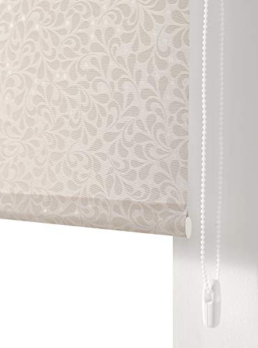 Estoralis SANDOR, Estor Enrollable Jacquard, Blanco, 150 x250 cm