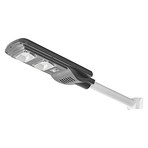 Farola Solar de 200W para Exteriores, Lámpara de Pared Impermeable IP65 con Control de Sensor de Movimiento, Luz de Inundación LED de Seguridad Blanca Fría para Patio, Jardín, Granero, Calle