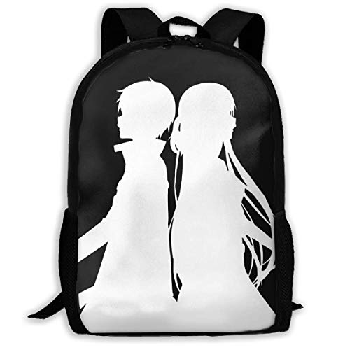 FGHJY Mochila para Adultos Unisex de Alta Capacidad Sword Art Mochila en línea Bolsa de Viaje Mochilas Escolares Bolsa para computadora portátil