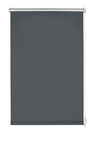 Gardinia Easyfix Rollo Thermo - Estor (90 cm x 210 cm, ajustable a tamaño de la puerta), color gris