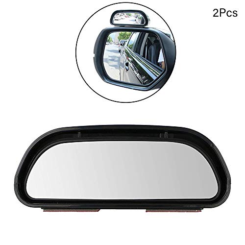 gotyou 2 Piezas Espejo de Punto Ciego de Coche,Espejos de Gran Angular del Coche,Universal Espejo retrovisor del Coche,Rimless HD Cristal Gran Angular 360 °,Derecho + Izquierdo