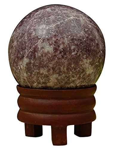 Harmonize Equilibrio Esfera Mini Bola curativo de Piedra Lepidolita Arte de los Regalos Decor