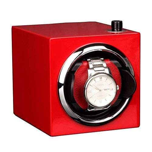 HYCy Coctelera de Reloj Caja de bobinado Segura Caja de Regalo Caja de joyería Medidor de Giro Coctelera Caja de Reloj Moda