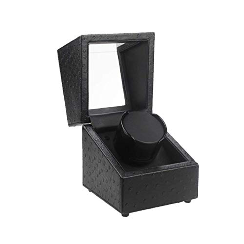 HYCy Enrollador de Reloj, Caja de bobinado de Reloj mecánico, Mesa única, Caja de Almacenamiento de Reloj de Alta Gama/agitador de Mesa de Ajuste de 5 velocidades