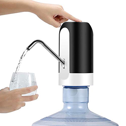 ieenay Bomba automática automática del Interruptor de la Bomba de Agua del galón del dispensador de la Bomba de Agua del USB,Negro