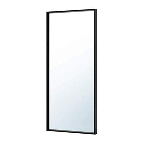 IKEA 703.203.19 - Espejo de pared con forma de nissedal, color negro, talla 25, 5/8x59