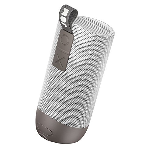 Jam Zero Chill. Altavoz Bluetooth, radio de 30 metros, resistente al agua, reproducción durante 22 horas, protección contra caídas IP67, controlador de 10 vatios, Gris