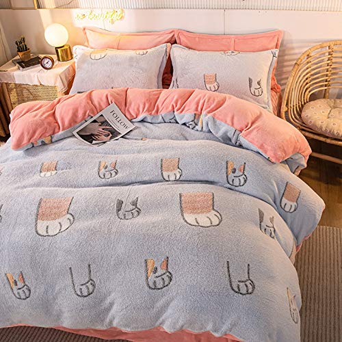 Juego De Tapa De Edredones De Dibujos Animados, Juego De Ropa De Cama De Impresión Space Theme Kids Conjunto De Ropa De Cama Funda Edredón, 1 Cubierta De Edredón Y 1 Almohadas De Fundición,C,150*200CM