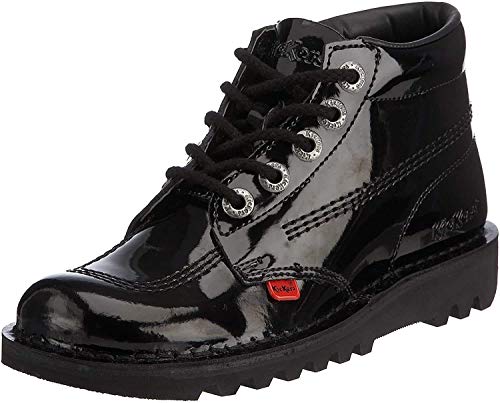 Kickers Kick Hi Core Botines Mujer, Black Patent, 37 EU (37 UK)