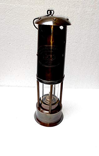 Lámpara de carga victoriana de latón para barco marítimo náutico para decoración del hogar, lámpara de barco, color marrón antiguo