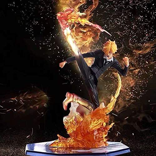 Liiokiy Anime Model PVC Modelo hecho a mano Juguetes Sanji Figura Adorno de escritorio clásico japonés para Animaciones Decorativas para el hogar Coleccionables Ornamentos de Juguetes Juguetes en caja