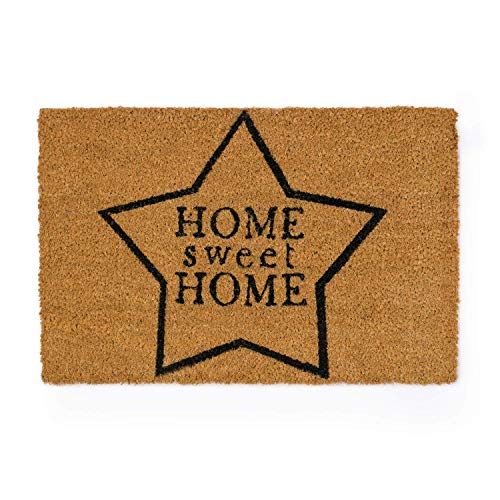 Montse Interiors, S.L. Felpudo/Alfombra Entrada de Casa Estrella Sweet Home (Stacey, 40x60)