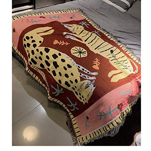 NA MYBH Home Manta Manta Tapiz Manta de Cama Sofá Manta Rosa 150X210cm