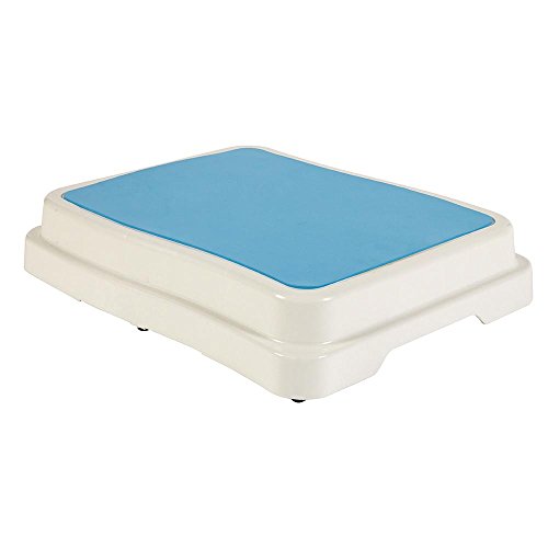 NRS Healthcare M99515 - Asiento de ducha, color blanco y azul