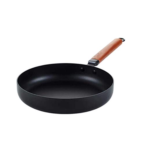 Ownlife Cast Iron Pot Forjado de época Wok Antiadherente sartén Inicio Wok de la Cocina Que Cocina la Estufa de Cocina de inducción de Gas