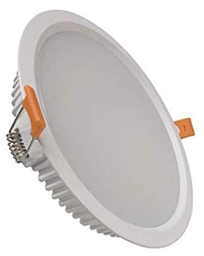 Panel Downlight LED redondo 32w. Corte 205mm (standard). Color Blanco Frío (6500K). 2800 lumenes. Driver incluido. A++