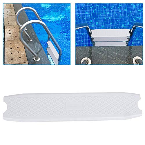 Pedal de Escalera, Plástico Antideslizante Blanco Escaleras de Piscina Escalón Accesorio de Pedal de Repuesto, Buena Capacidad de Carga Peldaño de Escalera, Fácil de Instalar para Spas, Aguas Termales