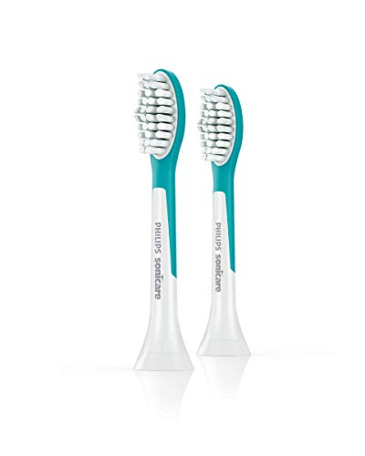 Philips Sonicare For Kids HX6042 - Set de 2 cabezales de recambio para cepillo de dientes, a partir de los 7 años