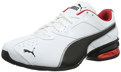 PUMA Tazon 6 FM, Zapatillas de Cross Hombre, Blanco (White/Black Silver), 44.5 EU