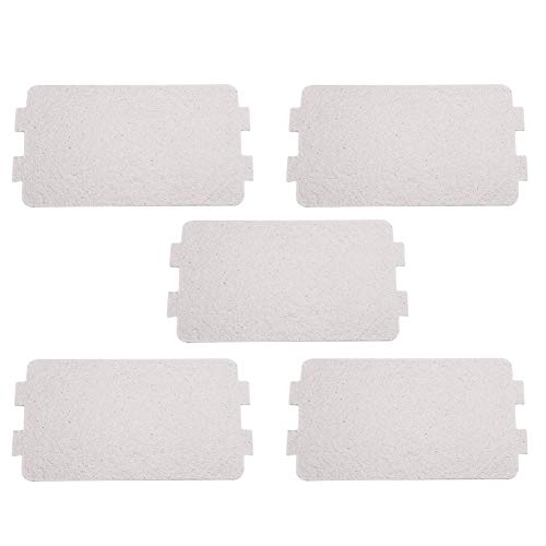 Raguso 5 uds Placa de Mica para Horno microondas Mica Hoja de Mica Duradera y respetuosa con el Medio Ambiente para Horno microondas para el hogar en 4,6 x 2,5 Pulgadas