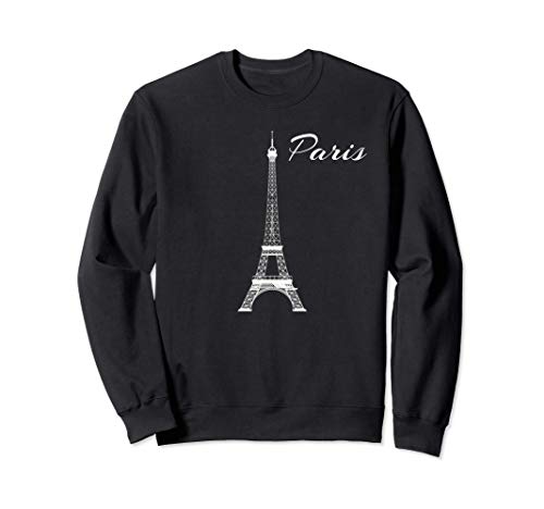 Regalo elegante de la torre Eiffel de Francia París Sudadera