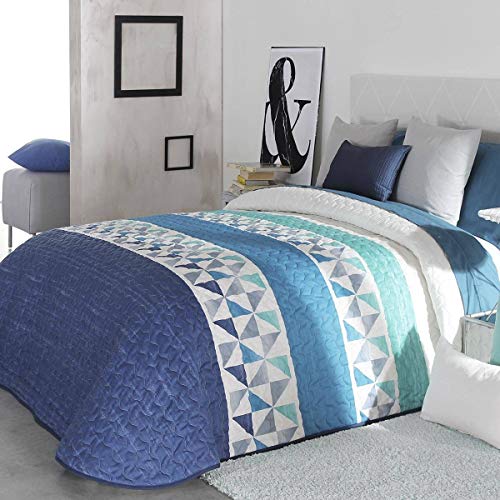 Reig Marti - Colcha bouti Wang 2P - Cama 105 Cm - Color Azul C03