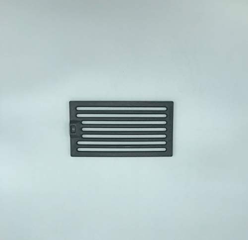 Rejilla de cenizas para estufa de leña, de hierro fundido, 14,5 x 27 cm, universal, nórdica
