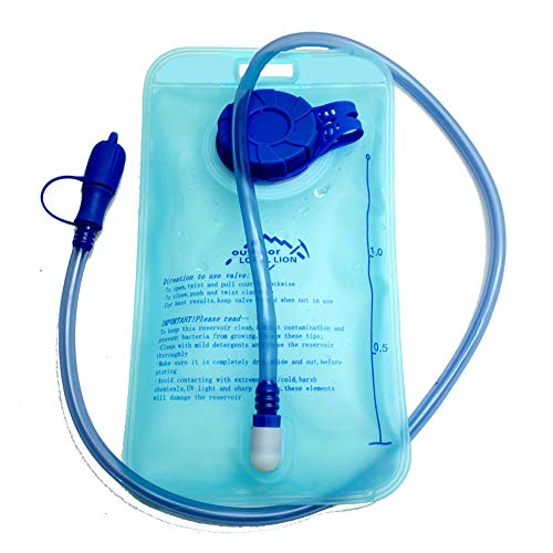 Running Supplies 1L-2L Mochila De Equitación Equipo Profesional Al Aire Libre Eva Conducto De Succión Pipe Water Bag Light Blue 30X17Cm