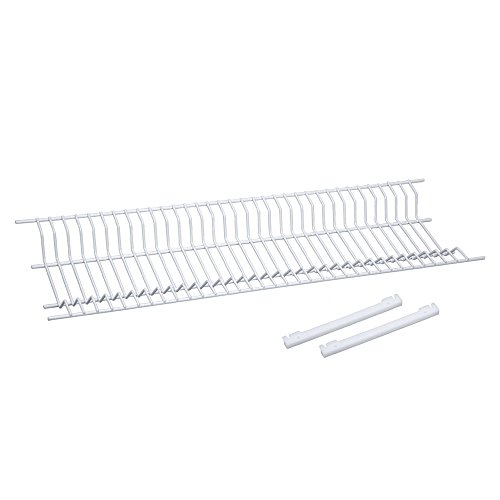 Sauvic Juego Escurreplatos Armario Inoxidable 75 Cm, Blanco, 75x22x5 cm