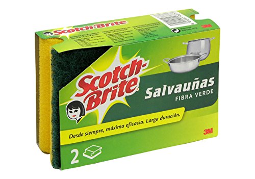 Scotch Brite Salvauñas Verde Duplo - 2 esponjas