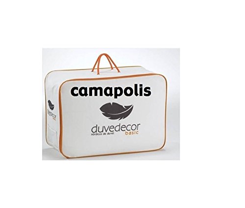 SEASONS Camapòlis.Edredon nordico Duvedecor 90% Plumon Duvet,Varias Medidas (Blanco, 220X220)