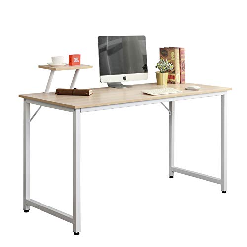 soges escritorios 100 x 50 cm Mesa de Ordenador Compacto Resistente Home Escritorio Oficina Escritorio para reunión formación Escritorio estación de Trabajo, WK-JK100-MO