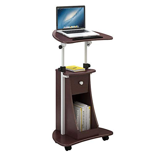 SVHK De pie de Escritorio con Altura Ajustable for Escritorio, ergonómico siéntese Soporte de Doble Monitor y el Ordenador portátil de sobremesa Riser estación de Trabajo