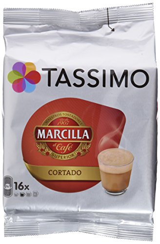 TASSIMO caf marcilla cortado estuche 16 cpsulas