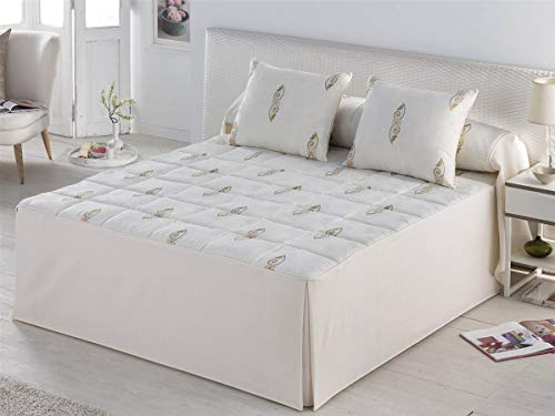 Tejidos JVR - Colcha edredón Karen - Cama 150 cm - Color Oro