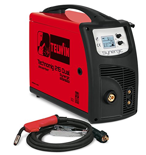 Telwin TE-615053 Equipo de soldadura de hilo, 2.2 W, 230 V, Rojo y Negro