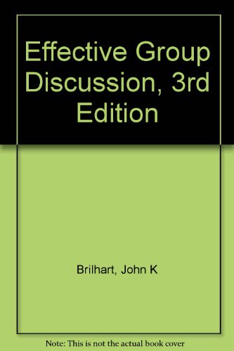 Title: Effective Group Discussion 3rd Edition