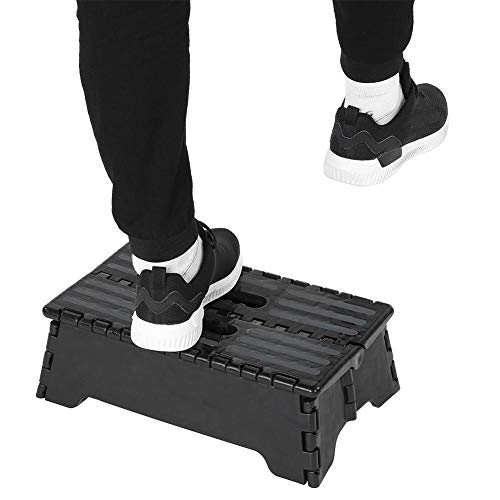 TMISHION Folding Step, Taburete de plástico para taburetes de hasta 300 Libras, para niños y Adultos, Antideslizante, Ahorro de Espacio, Taburete multifunción Ideal para Cocina, baño, automóvil SUV