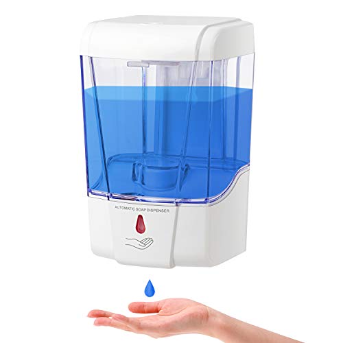 Vannico Dispensador de jabón Automático Pared, Dispensador Gel Hidroalcoholico 700ML sin Contacto para Cocina