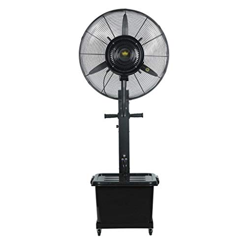 Ventilador De Pedestal Para Edificio De Fábrica Ventilador De Pulverización Industrial Agregar Agua Ventilador Eléctrico Atomización De Niebla De Agua Enfriamiento Al Aire Libre Agregar Hielo Al Suelo