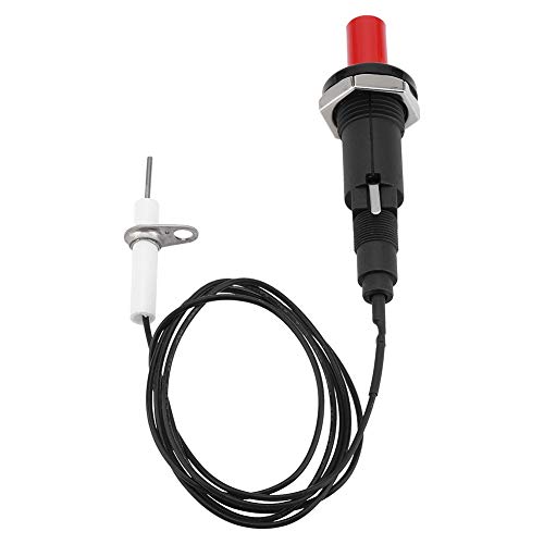 Vobor Encendedor Piezoeléctrico - Encendido De La Parrilla, 1 De 2 Kit De Encendido Piezo Spark Encendedor Piezoeléctrico con Electrodo De Encendido por Chispa para Gas De Estufa De Chimenea