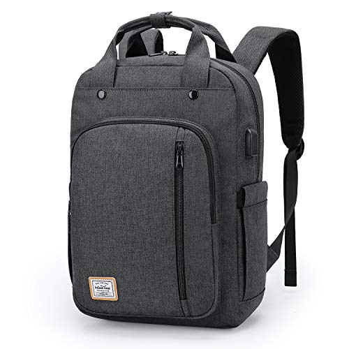 WindTook Mochila Portatil de hasta 15.6 Pulgadas Mochila Unisex Impermeable,con Puerto USB Mochila de Hombre y Mujer para Trabajo Viaja Diario Gris