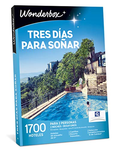 WONDERBOX Caja Regalo para papá - Tres DÍAS para SOÑAR - 1.700 hoteles para Dos Personas