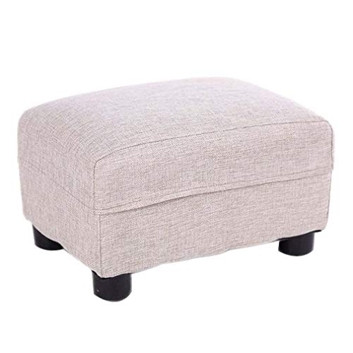 WZDD Taburete Puff 35x24cm, Escabel Reposapies, Puff con Altura De Asiento 22cm, Taburete Reposapiés Acolchado, Taburete Bajo De Salón